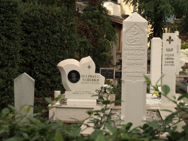 The cost of war. All the new headstones were dated 1990/93 and many were young men.