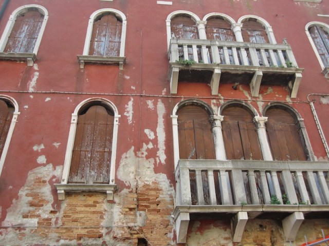 There will always be work for brickies, stonemasons and restorers in Venice. 