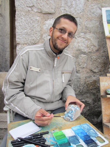 Dinonn, the Mostar artist.