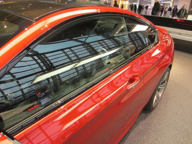 Stylish lines of a BMW M6 Coupe. 