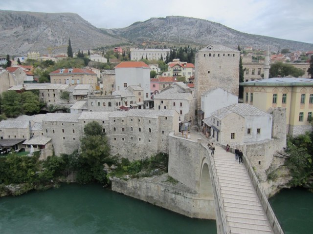 The western side of Mostar.. 