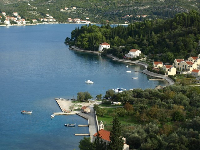 A small village along the way. Villages like this one were bombed during the 1990s war.