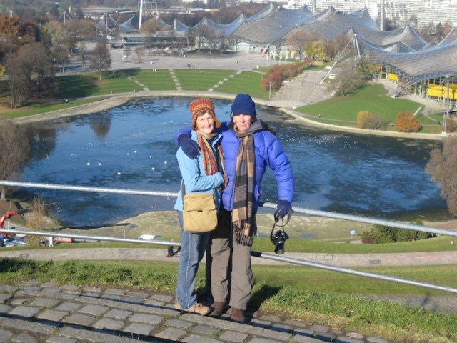 Overlooking the complex.