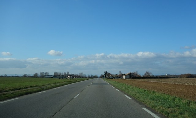 Eventually Bev managed to find a quiet road. 