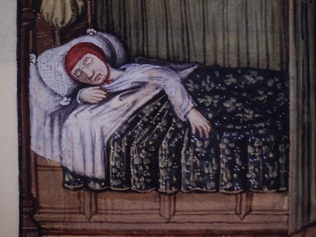 This poor bloke is coming down with the ‘dog’s disease’. All he can do is take a Bex, have a hot lemon drink, rub some Vicks on his chest and have a good lie down. 