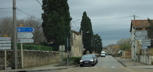 Unfortunately not all roads in southern France are as deserted as this one.