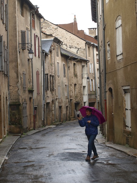 Deserted streets in Florac.