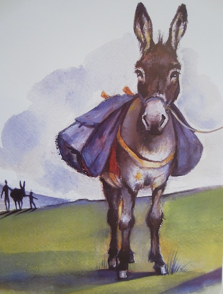 Modestine, Stevenson’s not so co-operative donkey. 