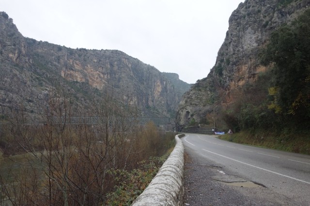 Not all roads in the Cevennes are as comfortable to drive on as this one.