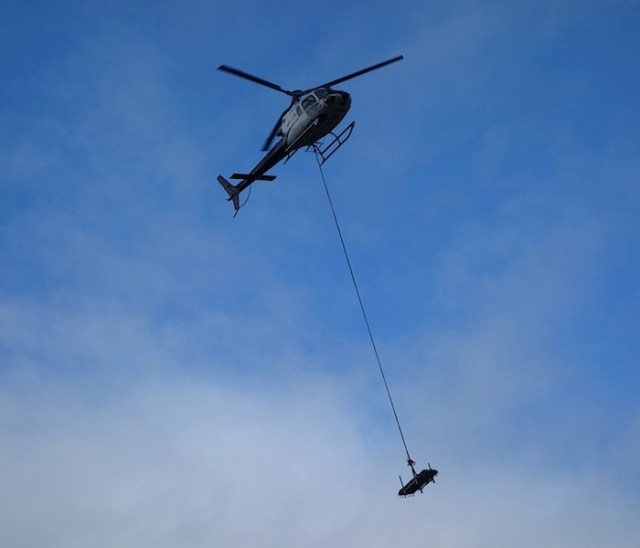 I reckon the pilot earned his money today. 