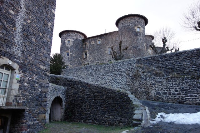 At the rear of the Abbey Saint-Chaffre. Enlarge this one too.