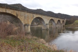 An amazing railway bridge. 