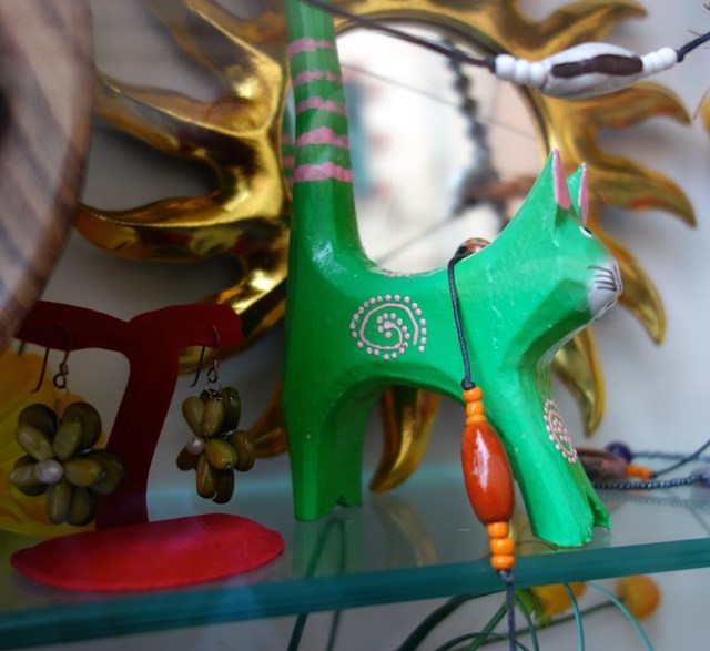 A Riomaggiore green cat.