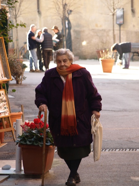 The group in the background were doing a lot of hand waving. 