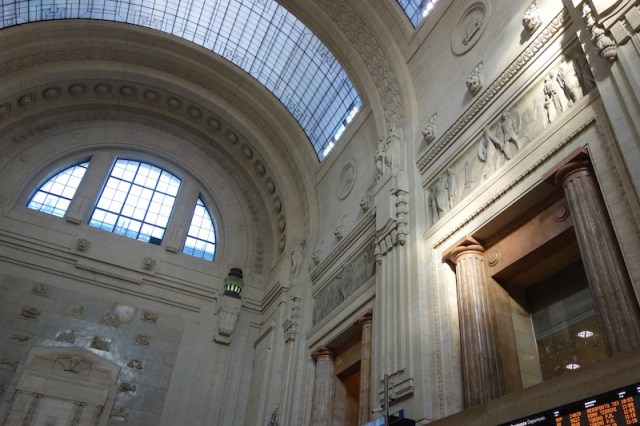 The interior of the station is a little more delicate, in fact architecturally, quite overwhelming