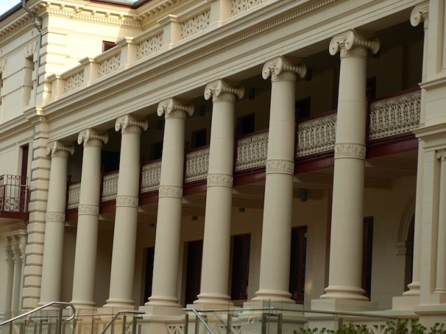 Impressive Ionic order columns. 