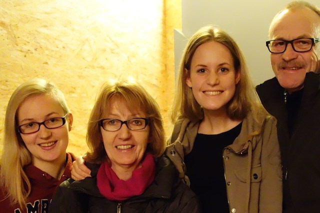 Erika, Rolf and their two girls, Nina (left) and Lea. 