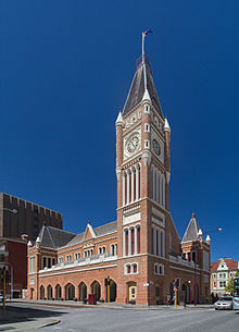 Perth Town Hall. I took the tower photo but for some reason I didn’t take the hall so I rely on JJ Harrison’s image via Wikipedia for the above image. Thanks JJ. 