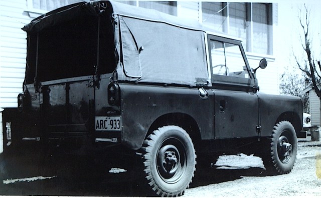 The Series 2a ‘Rover’ that took us around Australia. This was an ex army officer’s vehicle in immaculate condition. 