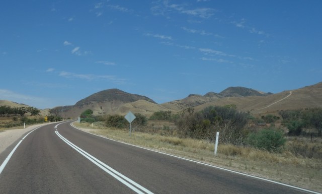 The arid country near Port Augusta. I think it was in this vicinity that the photograph of the Indian Pacific was taken. 