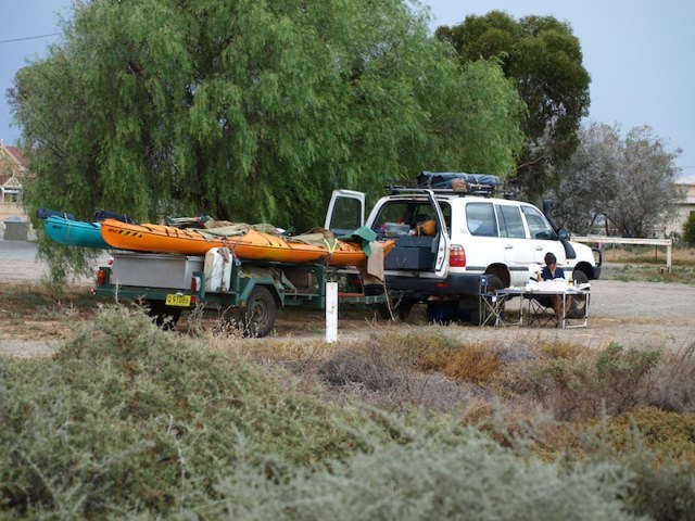 The only spot we could find that was at all suitable at Olary. 