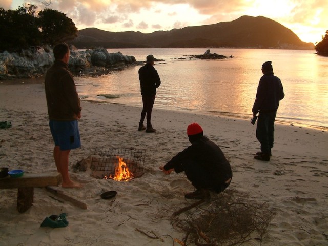 Camp in country like this? S.W. Wilderness Tasmania kayak trip 2001. 