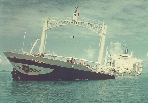 Oceanic Grandeur. Reports of the total amount of oil spilled vary, but it has been estimated it was in the vicinity of 1,100 tonnes. Photo from AMSA web page. 