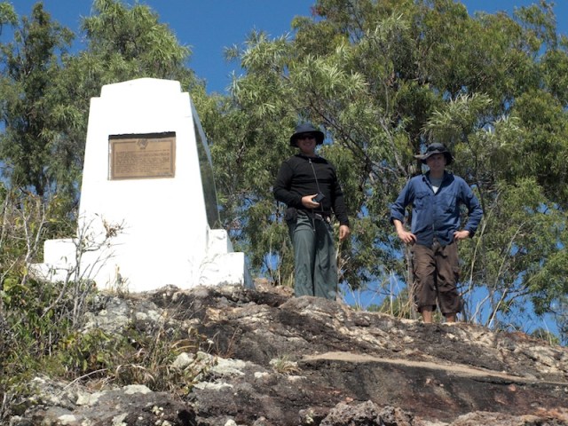 Possession Island monument. 
