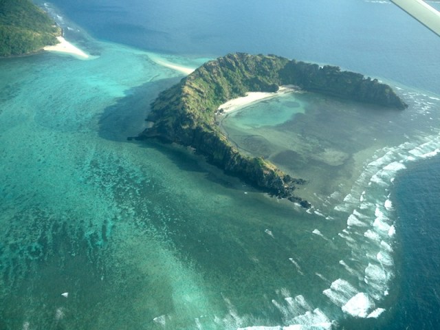 An inactive volcano mountaintop of the Great Divide, one of the many in the Mer Group of Islands in the far NE of Torres Strait.