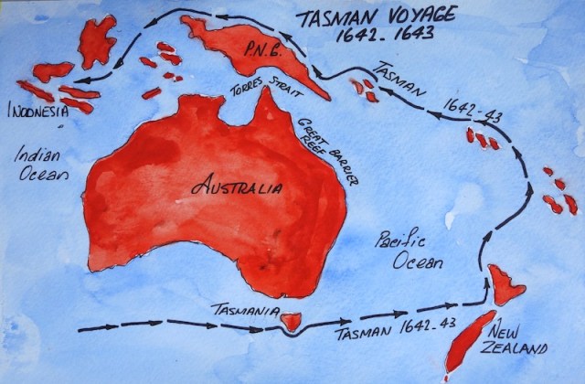 Tasman voyages. 