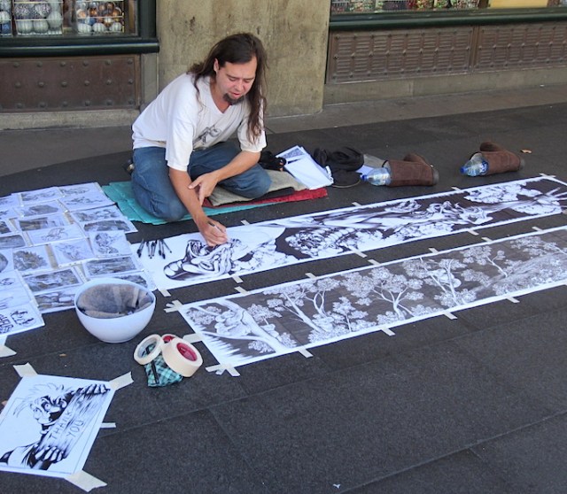 James Kite, street artist extraordinaire.