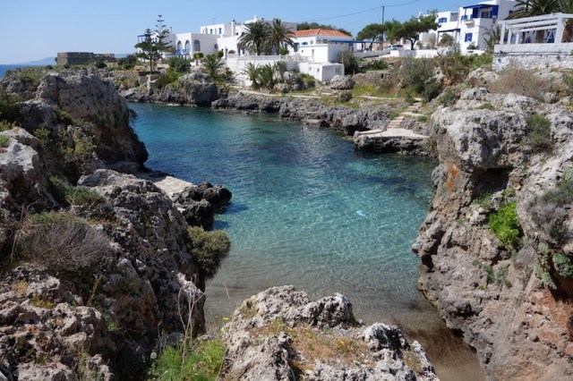 These days the French and the Russians come, not to make war with each other, but to swim in the clear waters of the bay.