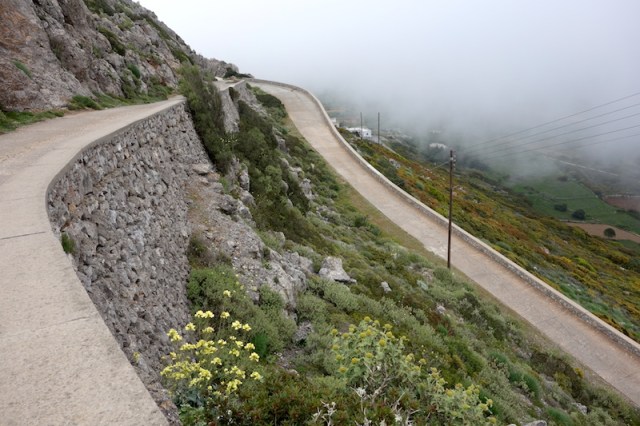 The road down from Agia Elessi. 