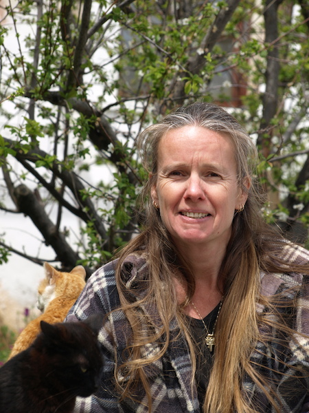 Irene with a couple of her many charges. 