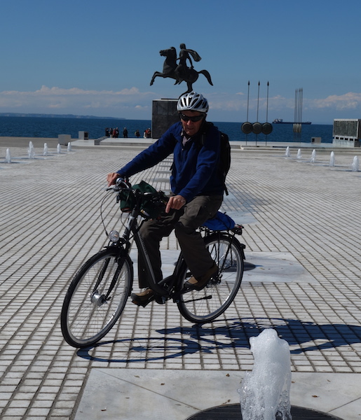 Giving Alexander the Great and his stead a lift on my helmet 