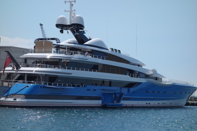 Luxury cruise ship from UK. This would make a very acceptable home on water. 