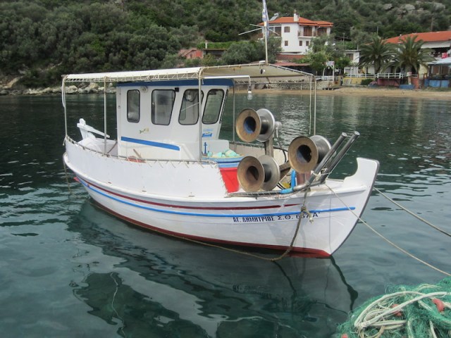 Well-preserved ‘putt putt’ boat. 