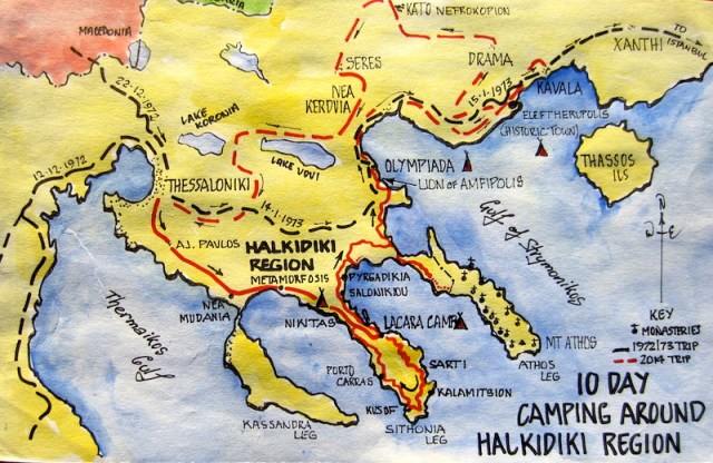 25 map chalkidiki