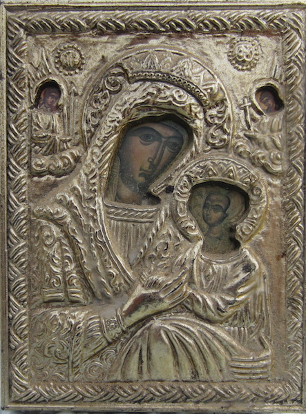 And here she is the Blessed Virgin Mary with Jesus.