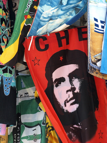 Che Guevara (1928-1967). Photograph taken in an Athens flea market.