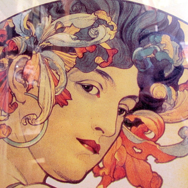  Art nouveau style art close up. 