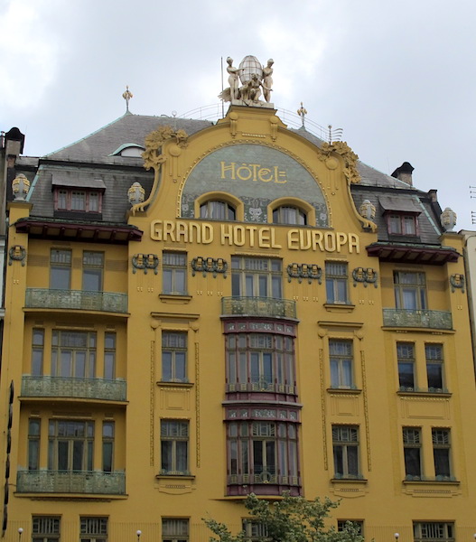  The Grand Hotel Europa, a classic piece of art nouveau architecture.