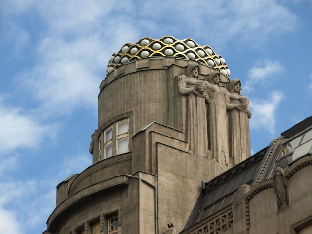 Interesting art deco tower. 