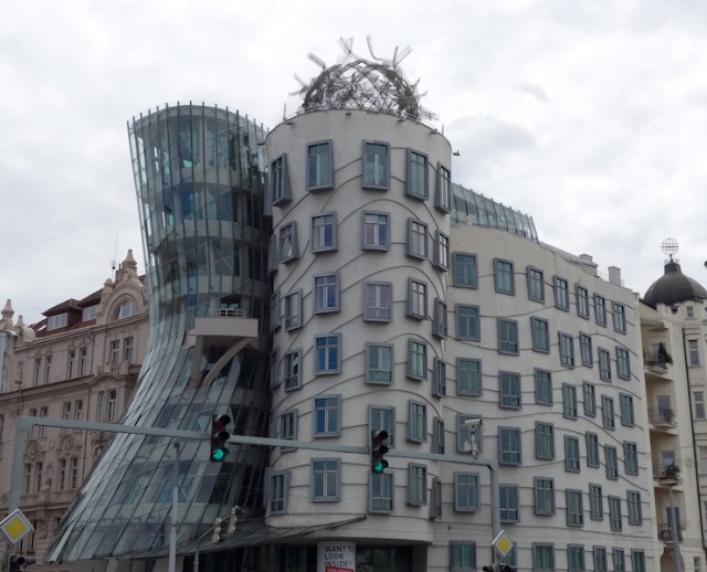 The Dancing House, Bev’s favourite building.