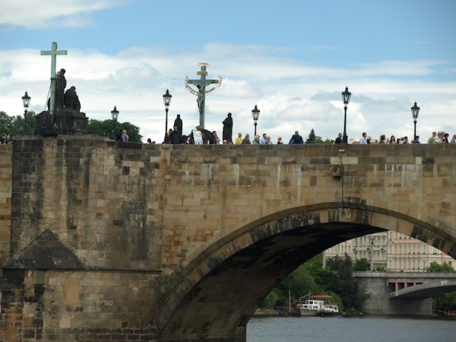 The Charles Bridge really is impressive and tourists flock to it to be able to say ‘been there done that’. 