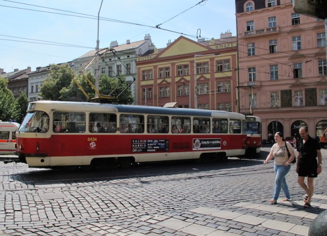 Prague tram. 
