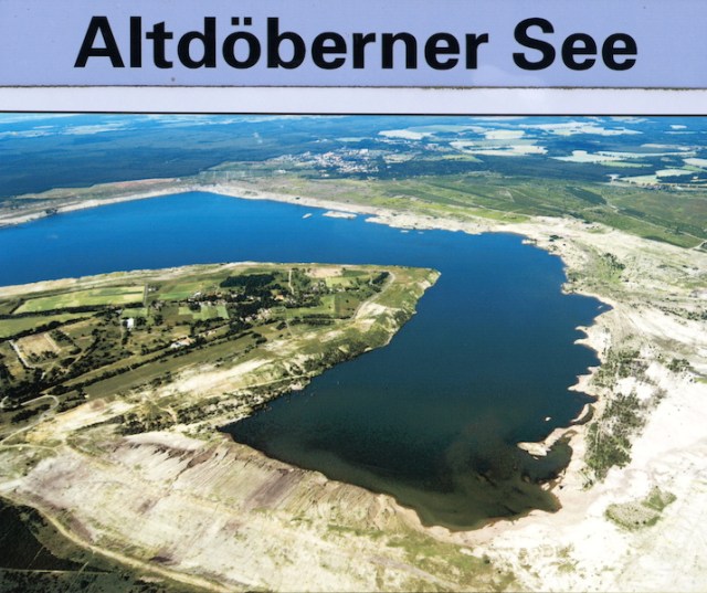 Disused open cut coal mine in the process of regeneration. 