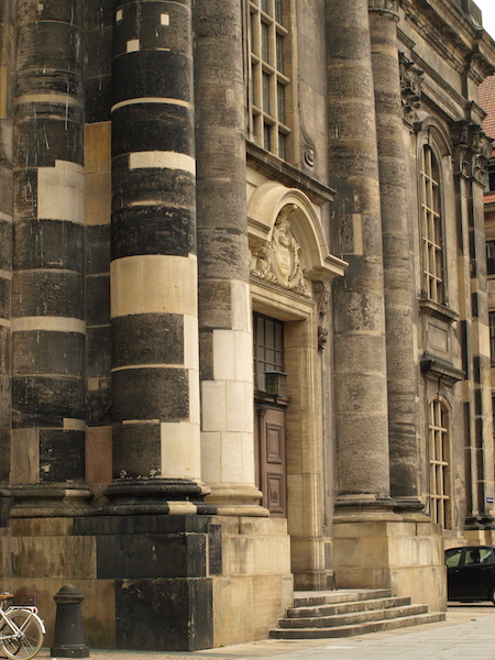 Close up of the rebuild. The old and new can clearly be seen.