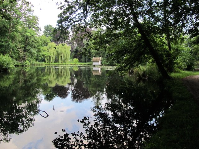There are vast amounts of water in the Spreewald area and this lake is an example. 