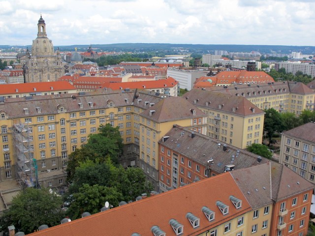 After the destruction of Dresden new styles of buildings began to appear.